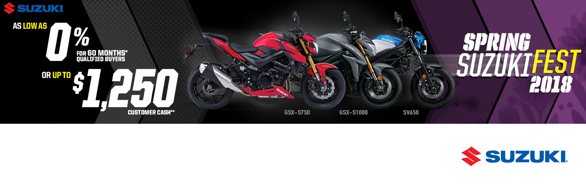 Suzuki: Spring SuzukiFest Promo - Standard